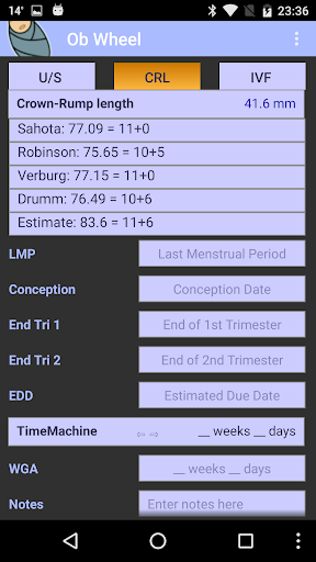 OB Wheel: Pregnancy calculator Apk2