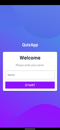 Android application Quiz App screenshort