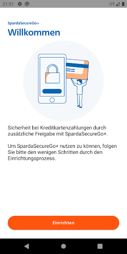 Android application SpardaSecureGo+ screenshort