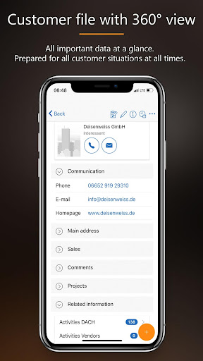CRM goMobile Pro Screen 2