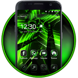 Neon Green Theme Tech Launcher icon