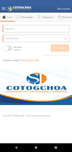 Android application Cotogchoa - on line screenshort
