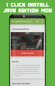 Java Advancements for MCPE