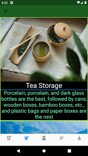 Tea: About Tea Screen 3