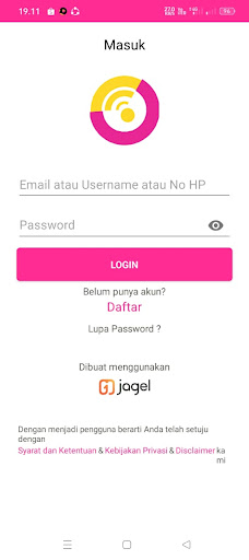 Android application Ojek screenshort