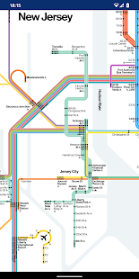 Carte du métro de New York - MTA hors ligne