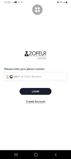 Android application Zofeur - Driver App screenshort