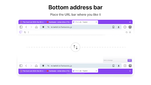 Screenshot of Vivaldi Browser - Fast & Safe