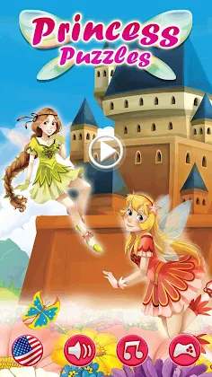 Princess Girls Puzzles - Kids - Screenshot 1