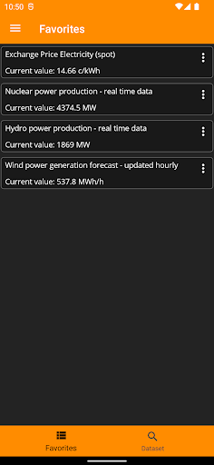 Android application Grid Explorer screenshort