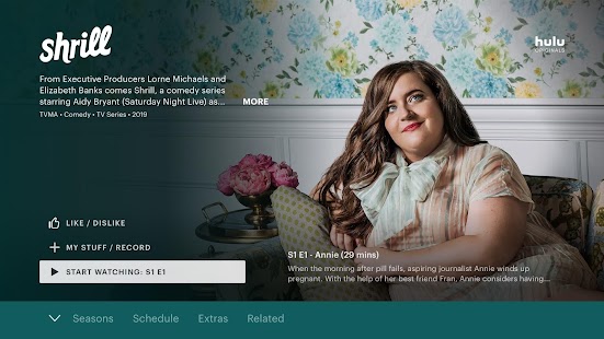 Hulu for Android TV Screenshot