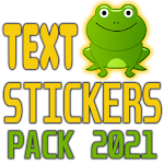 Cover Image of Download Frog Text Sticker for WA Chat & WAStickers 1.0.0 APK