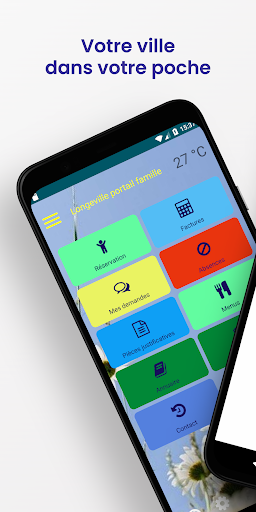 Android application Longeville portail famille screenshort