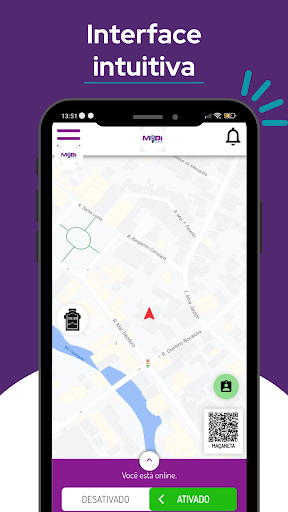 Android application Mobicar: Motorista ou Motoboy screenshort