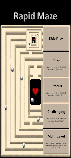 Android application Rapid Maze screenshort