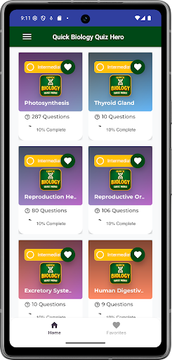 Quick Biology Quiz Hero