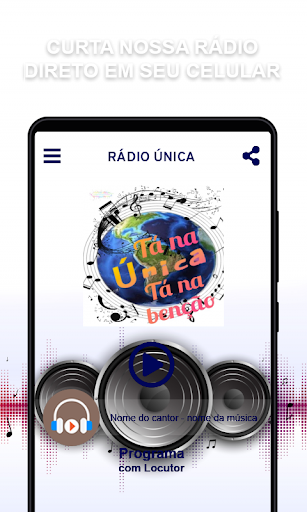 Android application RÁDIO ÚNICA screenshort
