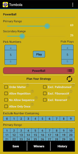 Lottery Strategy Screen 3