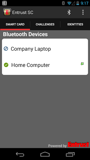 Entrust IG Mobile Smart Cred Screen 3