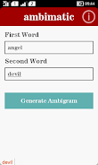 Ambimatic Ambigram Generator Screenshot