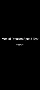Mental Rotation Speed Test