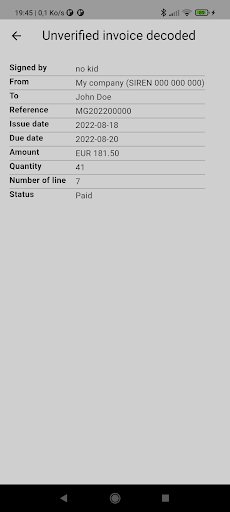Invoice Verif Screen 2