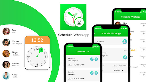 Android application Whats schedule: Auto Messages screenshort