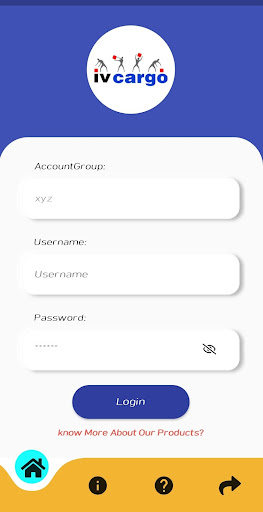Android application IVCargo screenshort