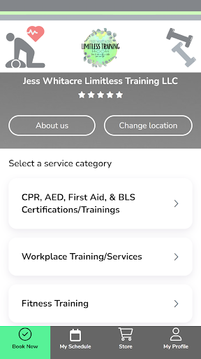 Android application JW Limitless Training screenshort