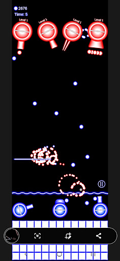 Android application Arkanoid red&blue screenshort