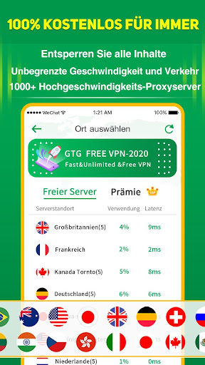 GTG VPN Fast Free Proxy screenshot 3