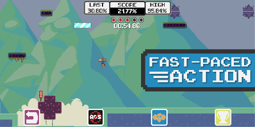 Android application Jumping Jack! screenshort