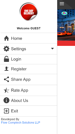 One Day Delivery Screen 3
