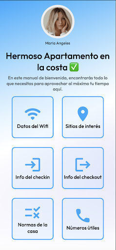 Android application Fynqo - Guest welcome booklet screenshort