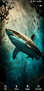 Ocean Shark Wallpaper