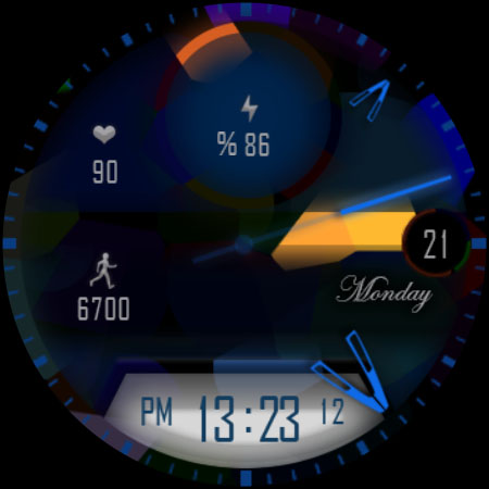 W-Design WOS054 - Watch Face Screen 2