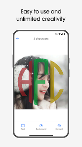 Screenshot 5 Logotipo de texto circular android
