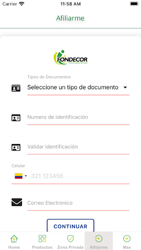Fondecor Screen 3
