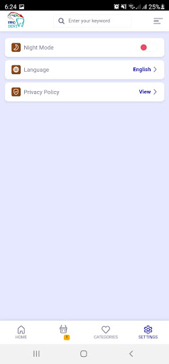 Android application Pro Store screenshort
