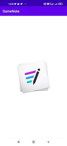 Android application GameNote screenshort