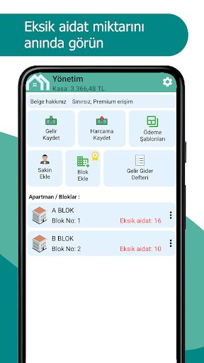 Android application Apartman ve Site Yönetimi screenshort