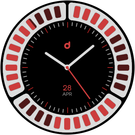 DS A003 - Analog watch face Screenshot 3 - AppWisp.com