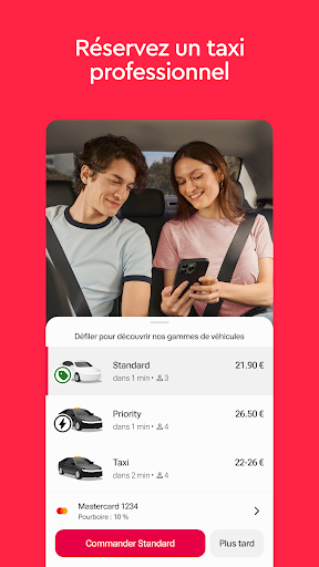 Freenow by Lyft : taxi et plus screenshot 3