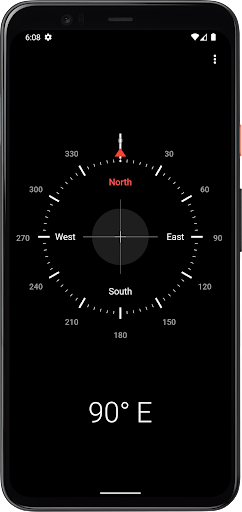 Android application Compass screenshort