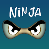 Jumping Ninja with Zombie icon