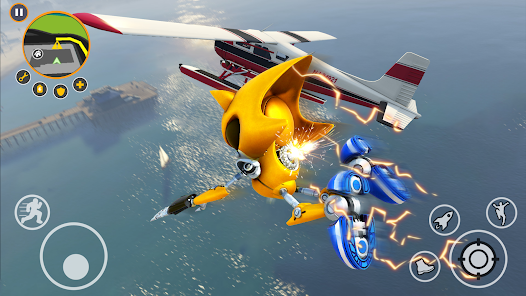 Screenshot 3 Super Hedgehog Rope Hero android
