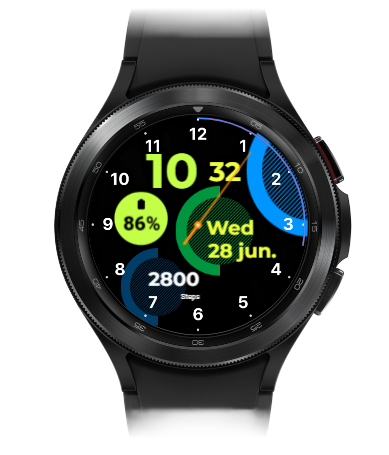 Android application Circle Time Watch Face screenshort