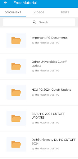 The Historika: CUET PG Screen 3