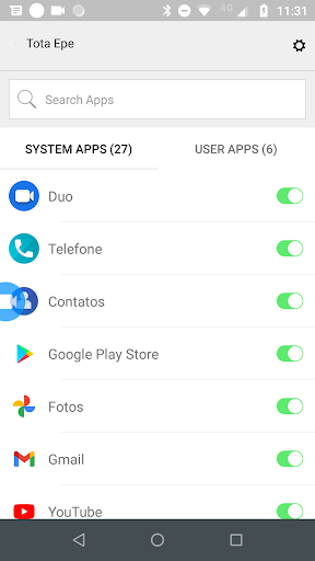 Android application TOTAepe screenshort