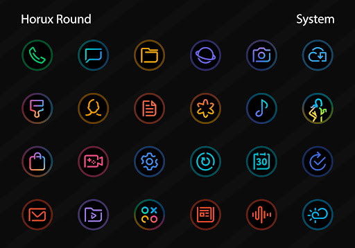Horux - Icon Pack (Round) 2